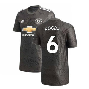 Manchester United 2020-21 Away Shirt (7-8y) (Mint) (POGBA 6)