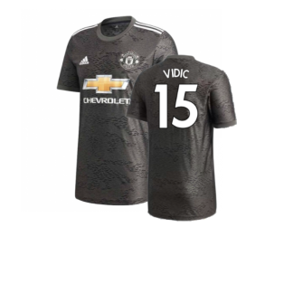 Manchester United 2020-21 Away Shirt (XL) (Excellent) (VIDIC 15)