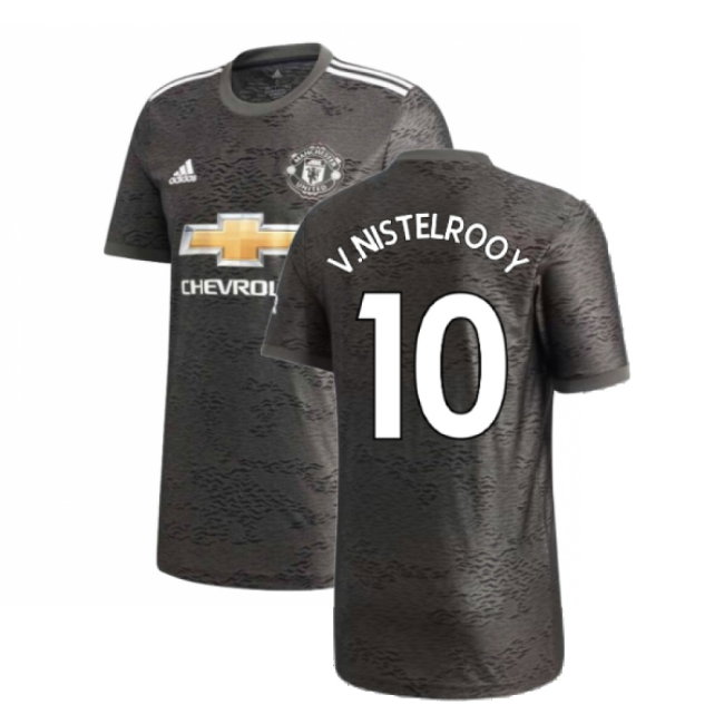 Manchester United 2020-21 Away Shirt (7-8y) (Mint) (V.NISTELROOY 10)