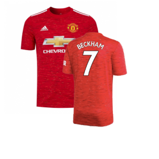 Manchester United 2020-21 Home Shirt (Very Good) (BECKHAM 7)