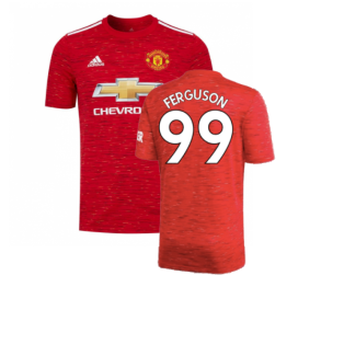 Manchester United 2020-21 Home Shirt (Excellent) (FERGUSON 99)