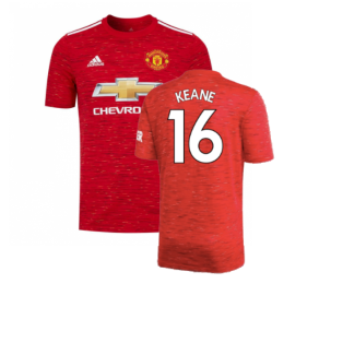 Manchester United 2020-21 Home Shirt (Excellent) (KEANE 16)