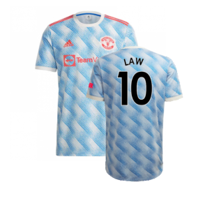Manchester United 2021-22 Away Shirt (XL) (Mint) (LAW 10)