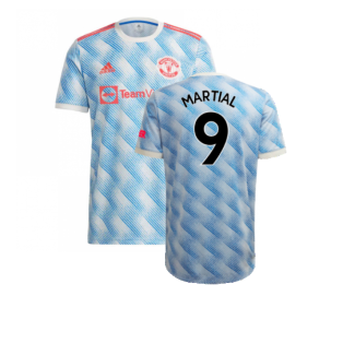 Manchester United 2021-22 Away Shirt (XL) (Mint) (MARTIAL 9)