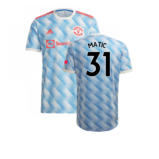 Manchester United 2021-22 Away Shirt (XL) (Mint) (MATIC 31)