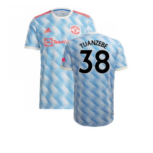 Manchester United 2021-22 Away Shirt (XL) (Mint) (TUANZEBE 38)