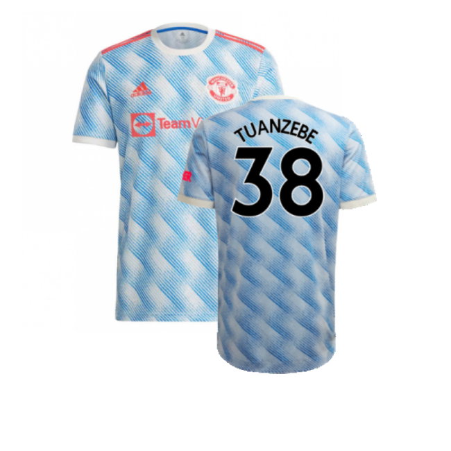 Manchester United 2021-22 Away Shirt (XL) (Mint) (TUANZEBE 38)