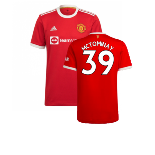 Manchester United 2021-22 Home Shirt (XL) (Good) (McTOMINAY 39)