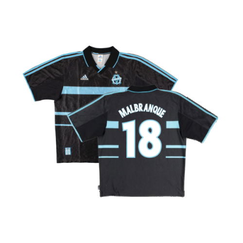 Marseille 1999-00 Third Shirt (L) (Fair) (Malbranque 18)