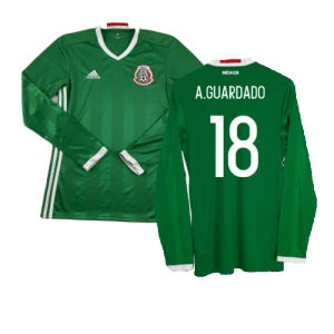 Mexico 2016-2017 Long Sleeve Home Shirt (XL) (Excellent)