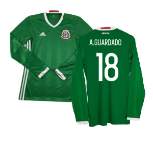 Mexico 2016-2017 Long Sleeve Home Shirt (XL) (Excellent)