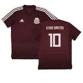 Mexico 2018-19 Adidas Training Shirt (S) (G Dos Santos 10) (Excellent)