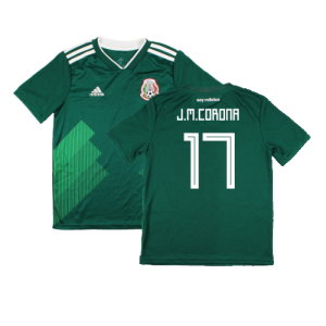 Mexico 2018-19 Home Shirt (Mint) (J.M.Corona 17)