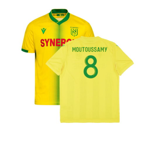 Nantes 2021-22 Home Shirt (2XL) (Excellent) (Moutoussamy 8)