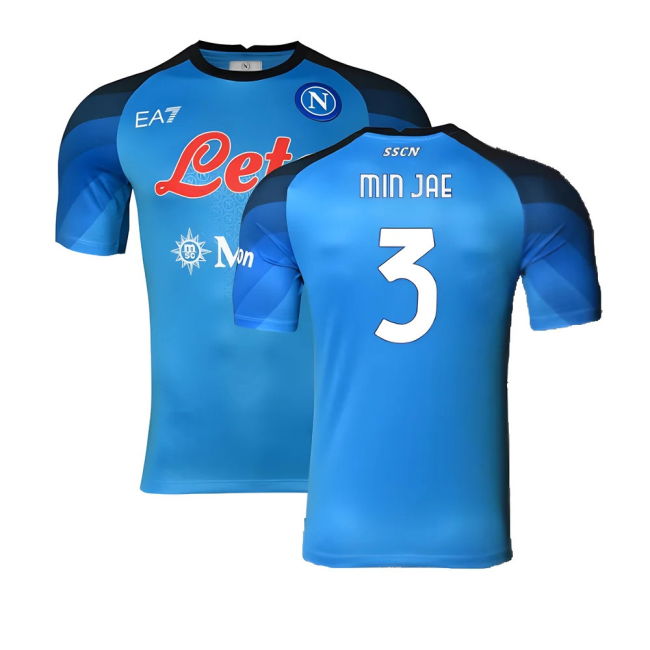 Napoli 2022-23 Player Issue Home Shirt (3XL) (Min Jae 3) (Excellent)