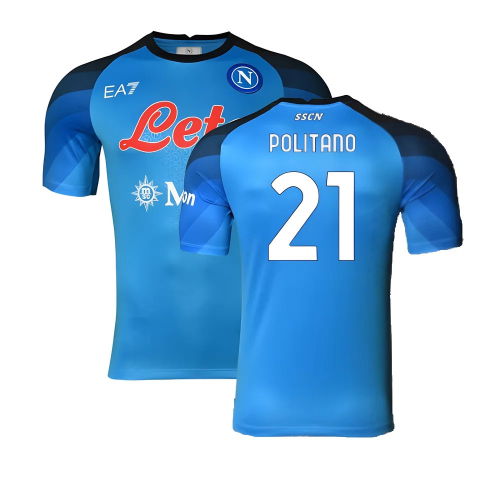 Napoli 2022-23 Player Issue Home Shirt (3XL) (Politano 21) (Excellent)