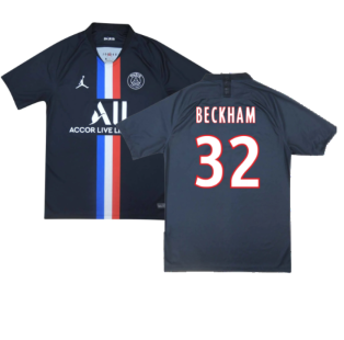 PSG 2019-20 Fourth Shirt (S) (BECKHAM 32) (BNWT)