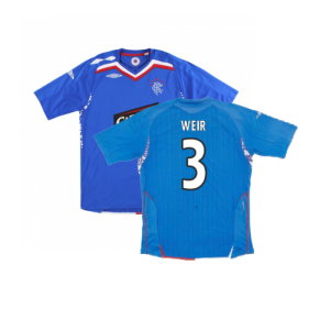 Rangers 2007-08 Home Shirt (Excellent) (Weir 3)