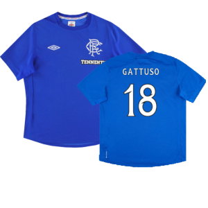 Rangers 2012-13 Home (M) (Excellent) (GATTUSO 18)