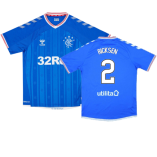 Rangers 2019-20 Home Shirt (Very Good) (RICKSEN 2)