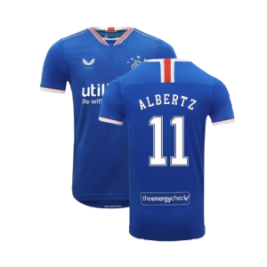 Rangers 2020-21 Home Shirt (S) (ALBERTZ 11) (Excellent)