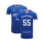 Rangers 2020-21 Home Shirt (S) (Champions 55) (Excellent)