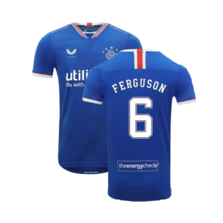 Rangers 2020-21 Home Shirt (S) (FERGUSON 6) (Excellent)