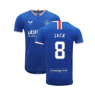 Rangers 2020-21 Home Shirt (XL) (JACK 8) (Mint)