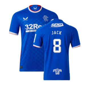 Rangers 2022-23 Home Shirt (M) (Mint) (JACK 8)