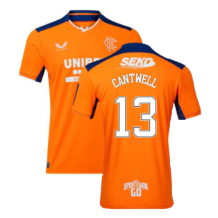 Rangers 2022-23 Third Shirt (M) (Mint) (Cantwell 13)
