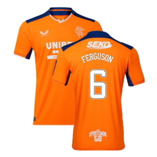 Rangers 2022-23 Third Shirt (XXL) (Mint) (FERGUSON 6)