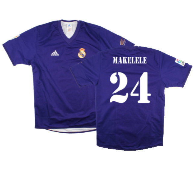 Real Madrid 2001-02 Anniversary Third Shirt (S) (Excellent) (Makelele 24)