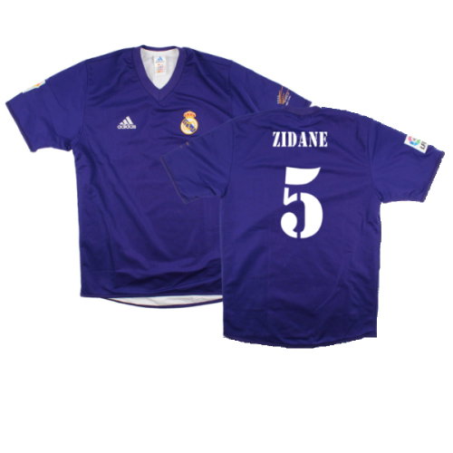 Real Madrid 2001-02 Anniversary Third Shirt (S) (Excellent) (Zidane 5)