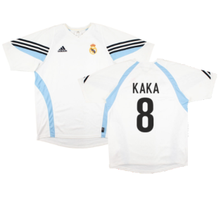 Real Madrid 2003-04 Adidas Training Shirt (L) (KAKA 8) (Excellent)