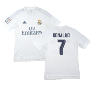 Real Madrid 2015-16 Home Shirt (M) (Ronaldo 7) (Good)