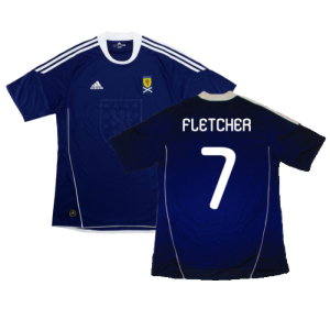 Scotland 2010-11 Home Shirt (Excellent) (Fletcher 7)