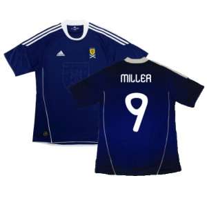 Scotland 2010-11 Home Shirt (Excellent) (Miller 9)