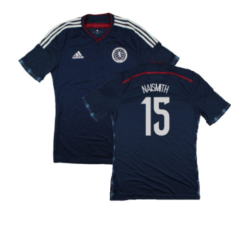 Scotland 2014-15 Player Issue Home Shirt (M) (Excellent) (Naismith 15)