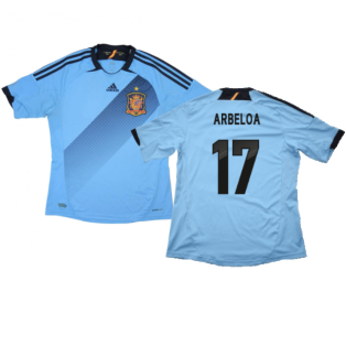 Spain 2012-13 Away Shirt (L) (Excellent) (Arbeloa 17)