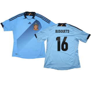 Spain 2012-13 Away Shirt (L) (Excellent) (Busquets 16)