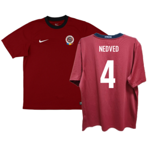 Sparta Prague 2009-11 Home Shirt (S) (Nedved 4) (BNWT)