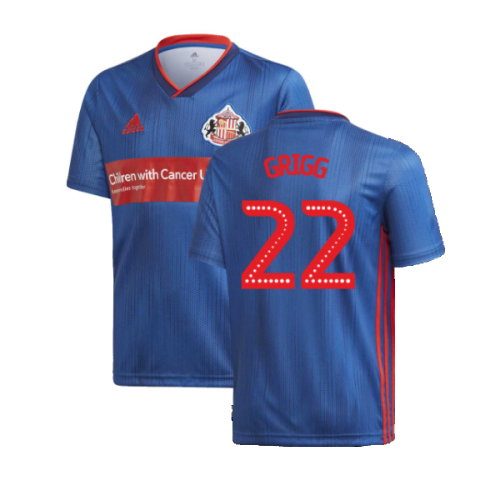 2019-2020 Sunderland Adidas Away Football Shirt (M) (Very Good) (Grigg 22)