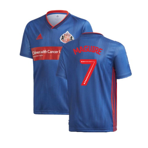 2019-2020 Sunderland Adidas Away Football Shirt (M) (Very Good) (Maguire 7)
