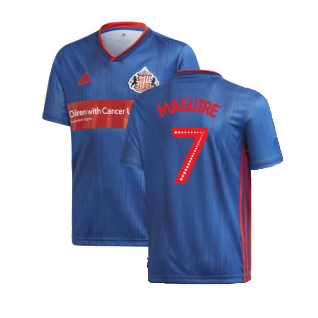 2019-2020 Sunderland Adidas Away Football Shirt (M) (Very Good) (Maguire 7)