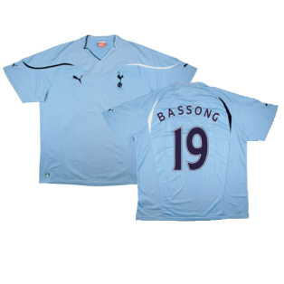 Tottenham Hotspur 2010-11 Away Shirt (Sponsorless) (2xL) (Bassong 19) (Excellent)