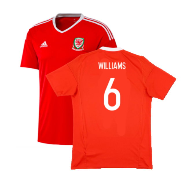 Wales 2016-2017 Home Shirt (S) (Excellent) (Williams 6)