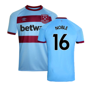 West Ham United 2020-21 Away Shirt (M) (NOBLE 16) (Mint)