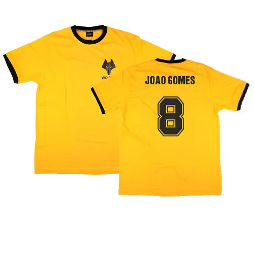Wolves Toffs Retro Home Shirt (L) (Joao Gomes 8) (BNWT)