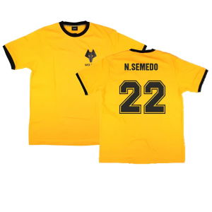 Wolves Toffs Retro Home Shirt (L) (N.Semedo 22) (BNWT)