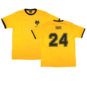 Wolves Toffs Retro Home Shirt (L) (Toti 24) (BNWT)